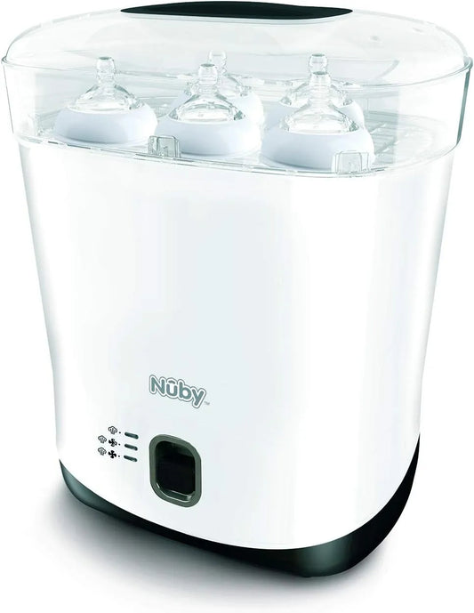Stoomsterilisator, 99,9% van de, wit, elektrische stoomsterilisator, Nuby Sterilisator