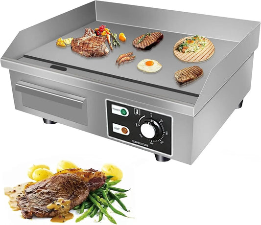 21' CommerciëLe Elektrische Bakplaat, F-572, 220v/3000 W, 110v/1600 W Resterant Aanrecht Bakplaat