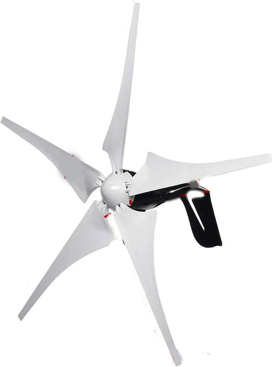 Generator met 220V, 3500 W Laag Geluid AC 5-Blads Windturbine Generator met MPPT-Controller, 12V, 3500 W en Boten, voor Thuis