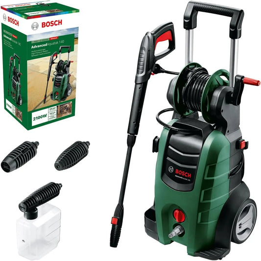 Hogedrukreiniger met 2100 W, 450 L, 140 bar, 550 ml en groen