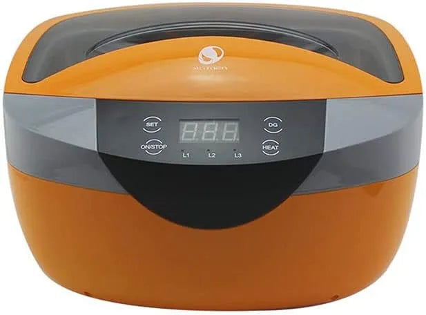 Ultrasoonreiniger met 2.5L, 29 x 22,3 x 18,5 cm, 3 inch, 24 uur, waterreservoir en RVS