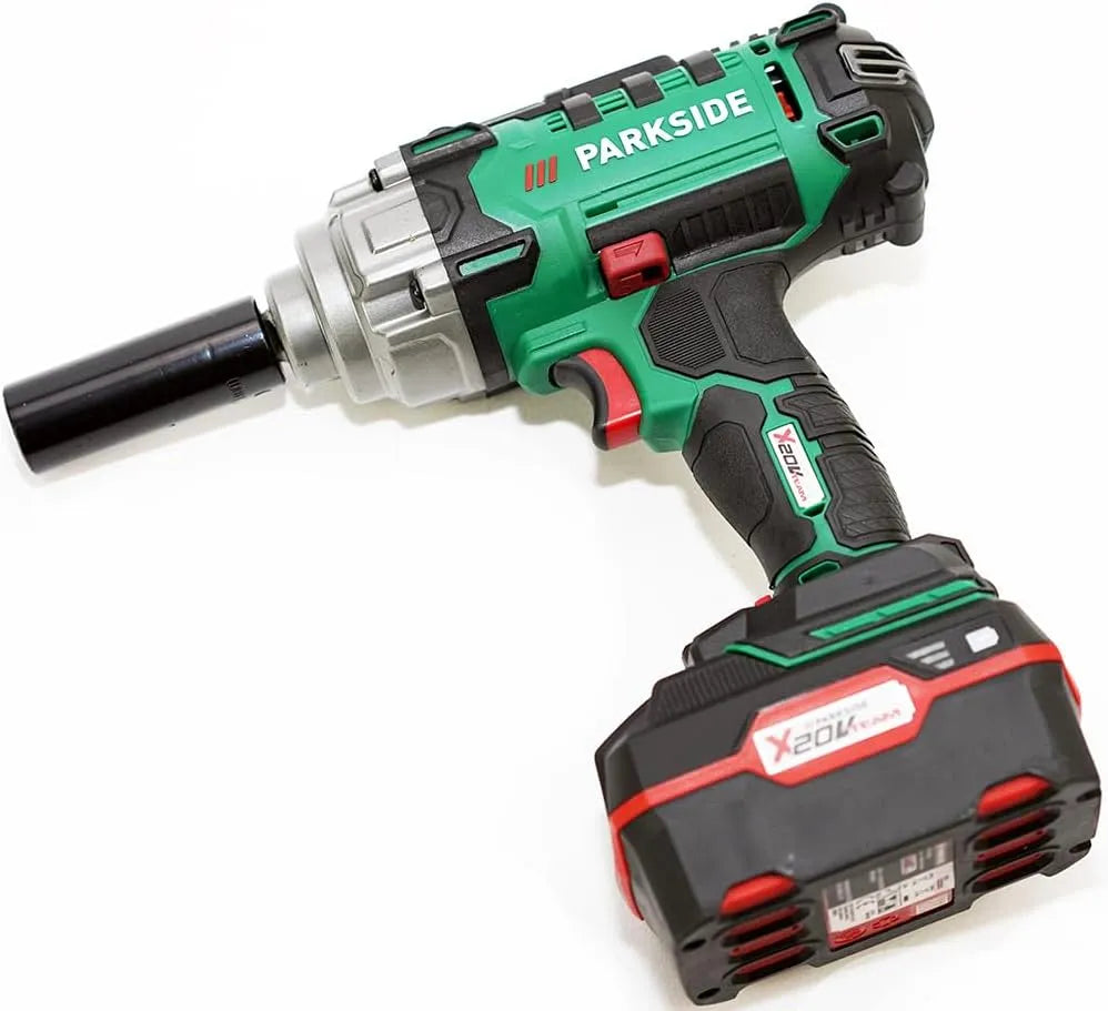 Accu-slagmoersleutel, Lithium-ion-accu 20, 4 Ah, 4,5 A, 1/2 inch