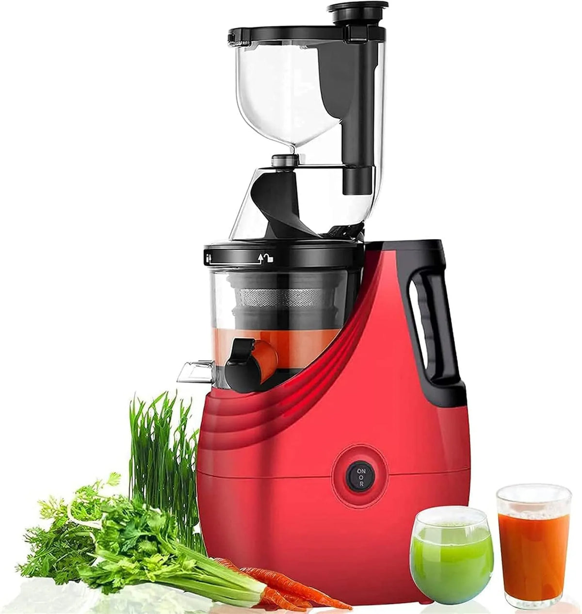 Vaatwasser, Slow Masticating Juicer Machine, Hoge Opbrengst Verticale Juicer Citroen Juicer voor Fruit En Groente