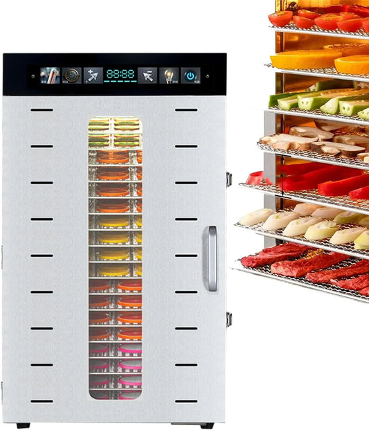 Droger C/86-194 met 30-90°C, 15 inch, 28 mm, 1,1 inch, 24 uur, 1350 W, 1375 W en aanraakbediening