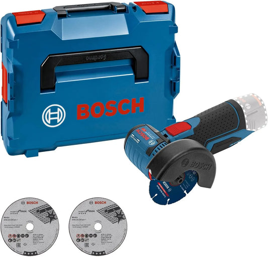 Lader, Bosch Professional, schijfdiameter: 76 mm, zonder accu's en oplader, in L-BOXX, 12V