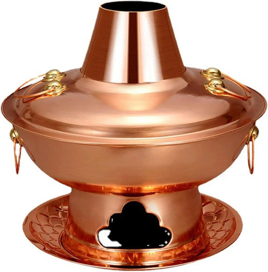 Chinese Elektrische Koperen Hotpot Set met 42 Cm, 28 cm, 30 cm, 32 cm, 34 cm, 36 cm, 38 cm en 40 cm