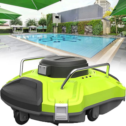 Zwembadrobot, Automatische Draadloze Zwembadreinigingsrobot, Dubbele Motor, Zelfparkerend