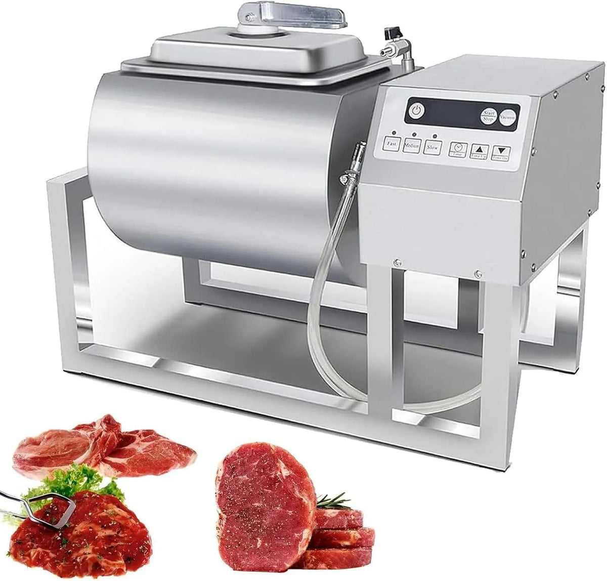 Machine met 18L, 61 x 31 x 43cm, 99 minuten, 220V, 30 W en RVS