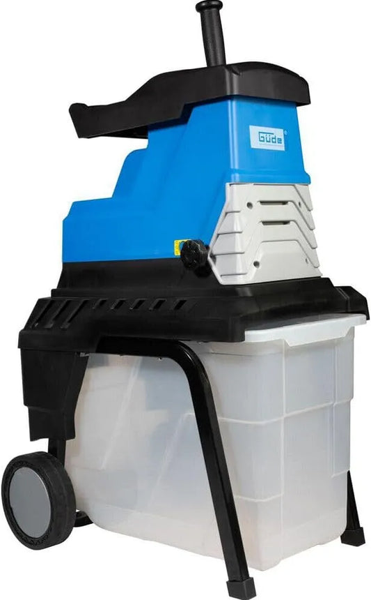 Güde 94375 GH 2800 Super Silent tuinhakselaar met 2800 W, 55L, 45mm, geluidsarme werking en blauw