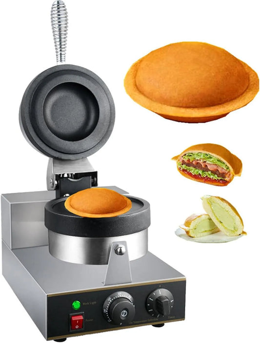 Dubbelzijdige verwarming met 1300 W, 50-300 °C, 5 minuten, regelbare thermostaat, RVS en aluminium