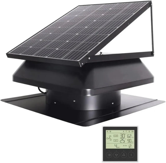 60 W, Industriële Warmteafvoer Plafondventilatie 60 W Zonne-energie Aangedreven Buitenairconditioning Zolder Big Vent DC Dakafzuigventilatoren Snelle