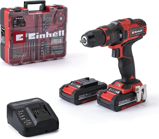Klopboormachine, Einhell x2, 2.0 Ah, accessoires inbegrepen, voor bouwplaats en werkplaats