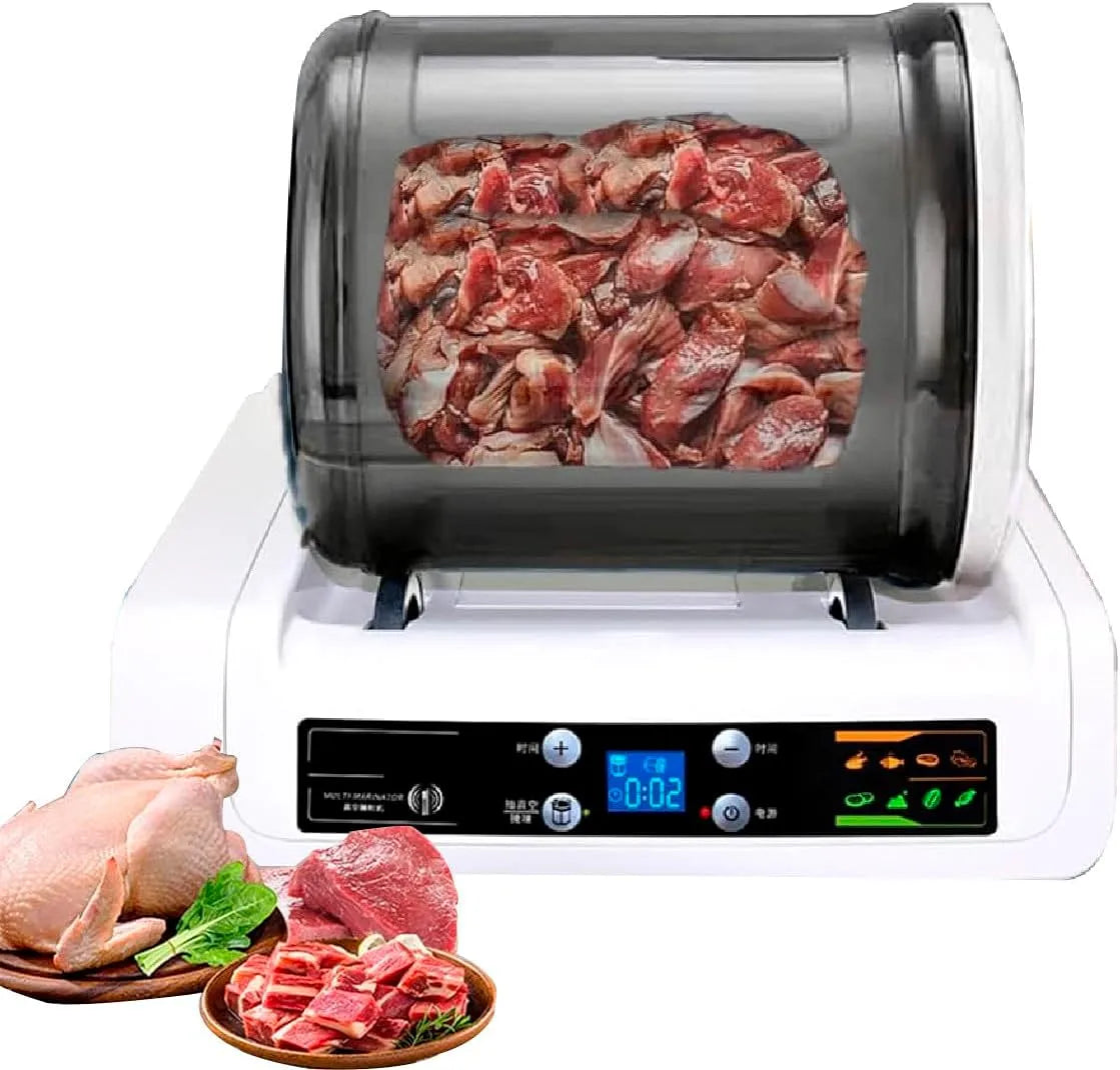 Machine met 5L, 33 x 24 x 25 cm, 2-4 minuten, 1-3 cm en transparant