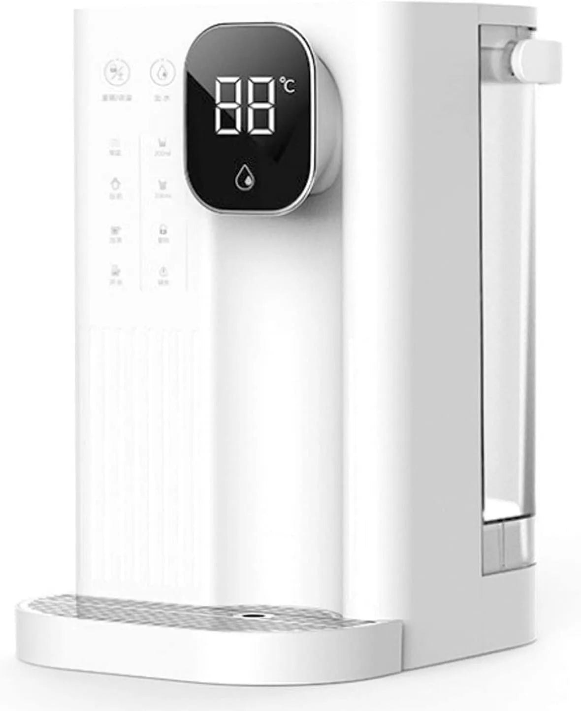 Waterdispenser met 200ML, 350ML, 2,8L en waterreservoir, kleine desktop waterdispenser