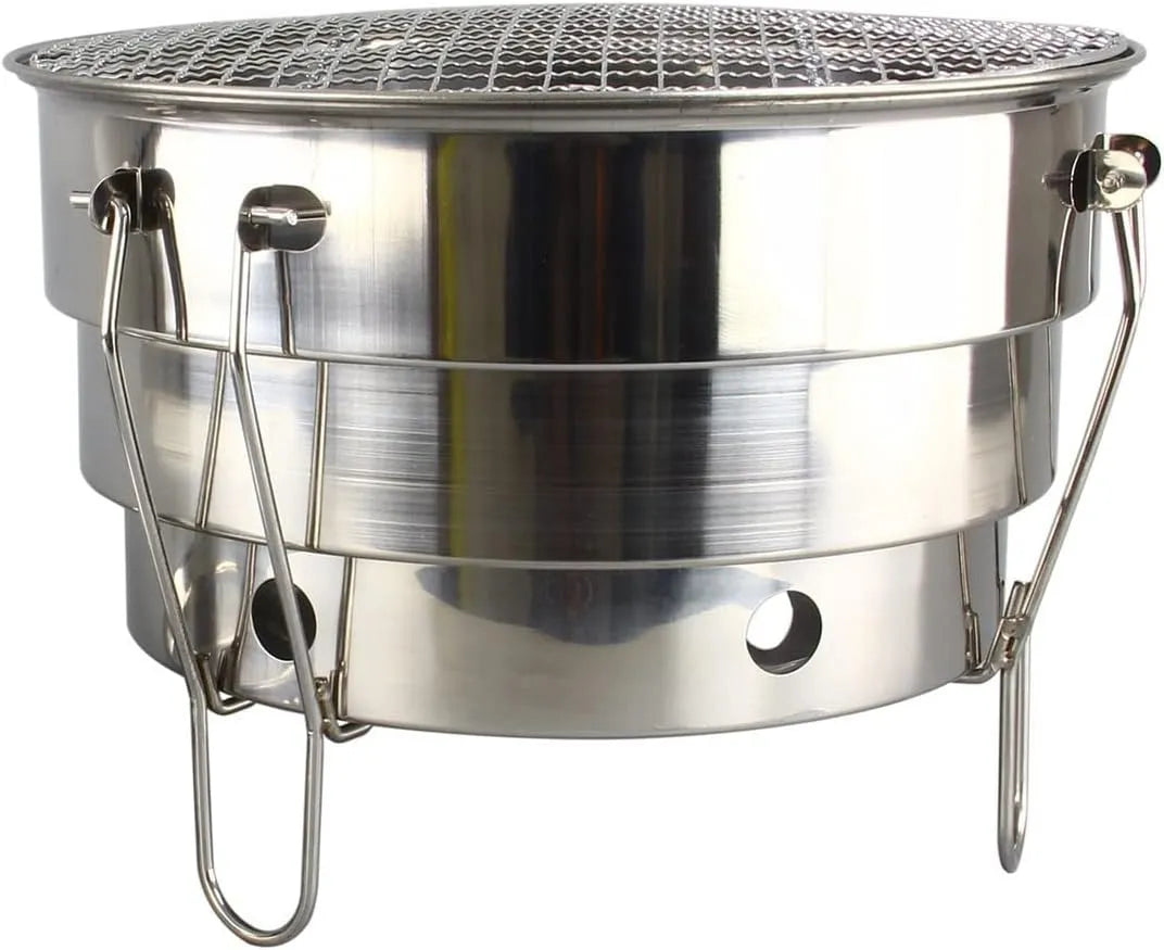 Barbecue, Grill Vouwen Draagbare Outdoor Kleine Barbecue, Oven Picknicks Kachel Rvs Huishoudelijke Houtskool, Barbecue Rack voor binnengebruik Grill