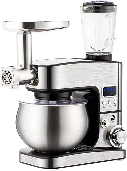 Machine Set7 met Multifunctionele Chef-kokmachine, Intelligent Timing RVS Set7, Volautomatische Desktop-huishoudelijke Deegmixer