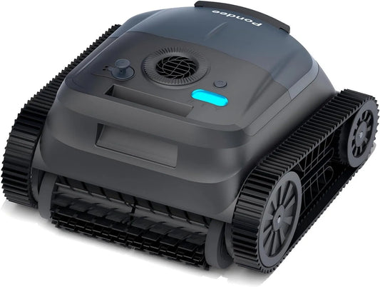 Zwembad, X5, Upgrade 2026 Pondee X5 Poolroboter met Accu voor Muur en Bodem, 3 Borstelloze Motoren, 180 Min. Looptijd, Zwembadzuiger 21 m3/u