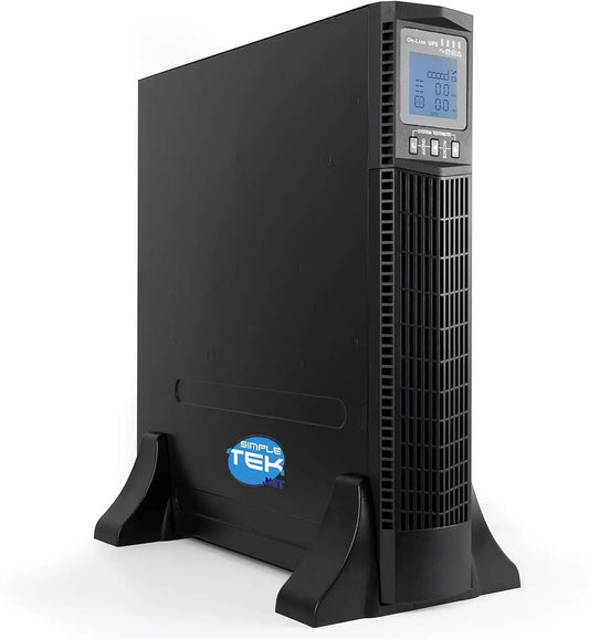 SIMPLETEK, USB, 1000VA/900 W online 19' rack met 6 IEC, SIMPLETEK - RS232-poorten