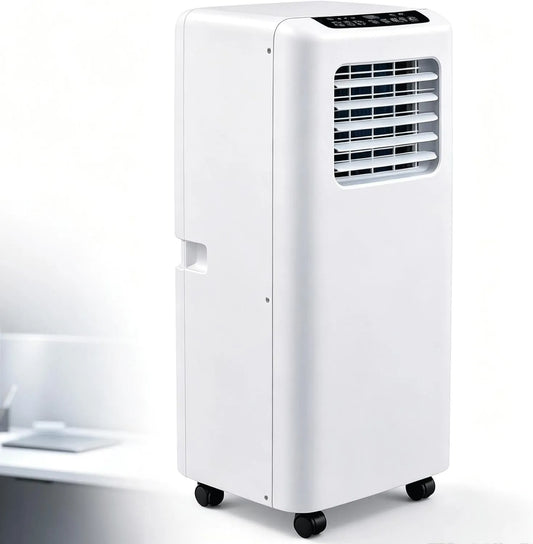 Mobiele airconditioner met 5000 BTU, afstandsbediening, digitaal display en geluidsarme werking