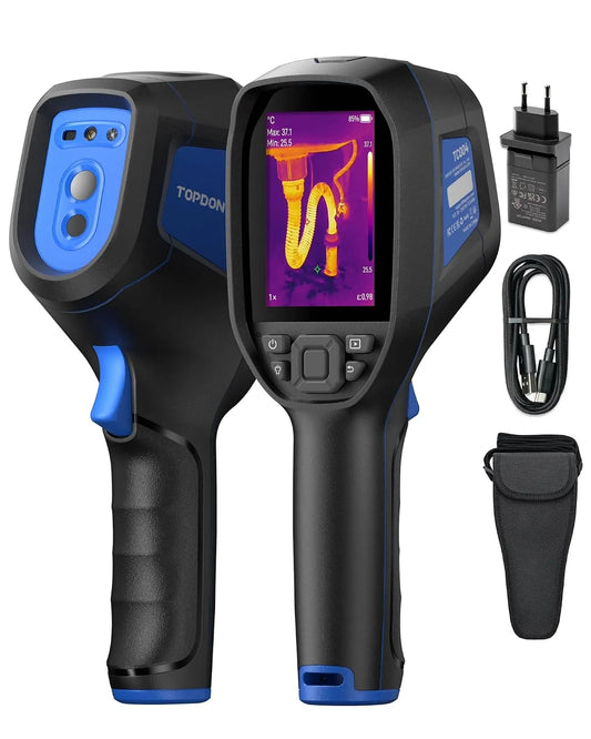 21 uur, model TC004, met 21 uur batterijduur, 32 GB geheugen, 256 x 192 resolutie infraroodcamera voor inspectie, Topdon Thermische