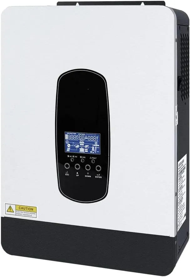 Spanningsomvormer, DC12V AC230V DC55-450, Y&H 2200 W hybride zonne-omvormer DC12V naar AC230V, Max PV 2000 W DC55-450 V ingang, geschikt voor 12 V
