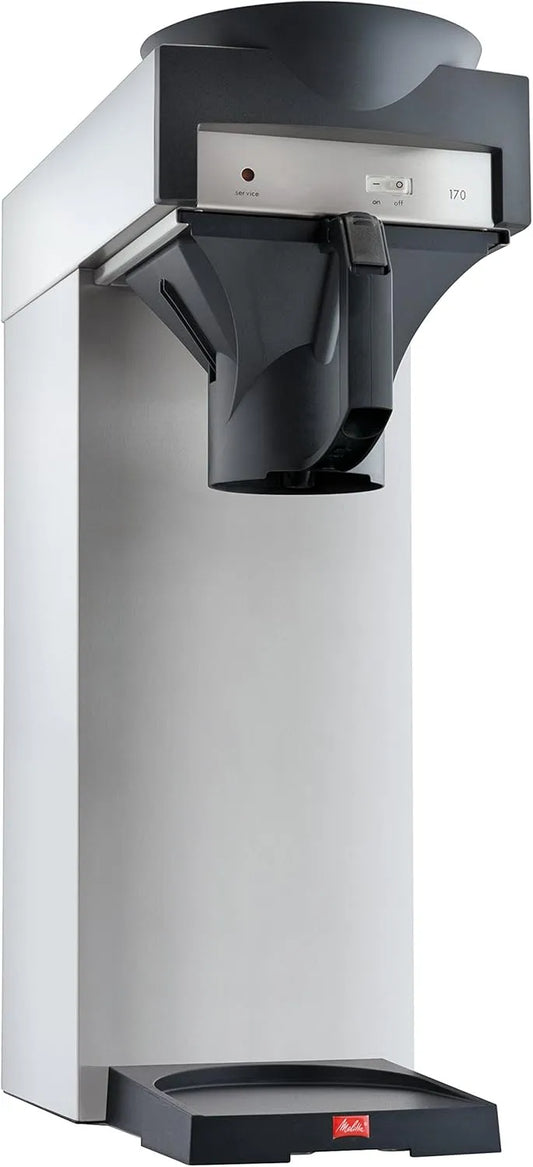 Espressomachine, 170 Mt, RVS/Zwart, Voor Thermoskan, Melitta Koffiezetapparaat