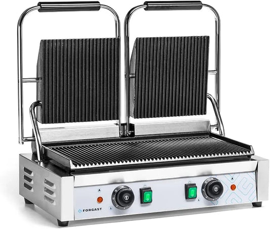 Machine, Duurzame constructie in RVS, Elektrische grill met temperatuurregeling 50-300 ° C