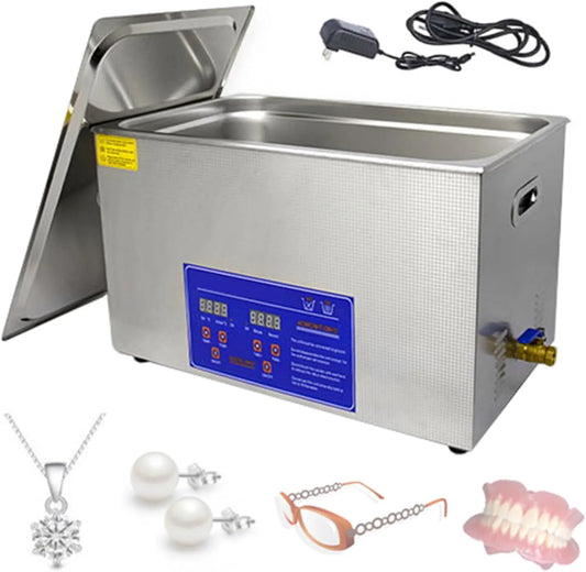 Ultrasoonreiniger, 30L, horloges,6L, Ultrasone reiniger met verwarming en timer, brillen