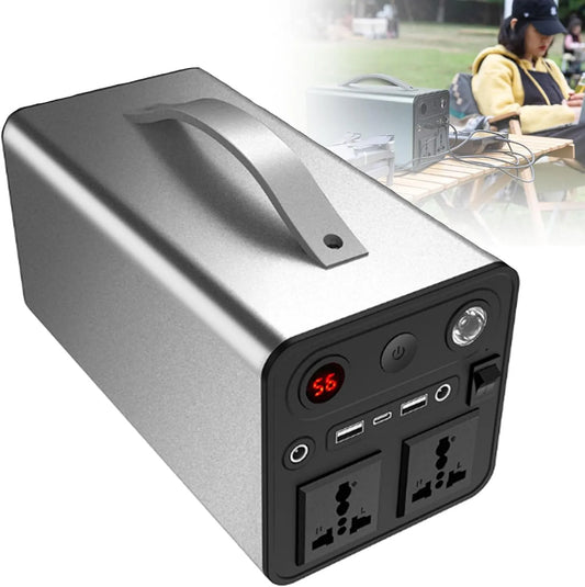 Draagbare krachtcentrale met 300 W, 90000 mAh, USB en zonne-energie