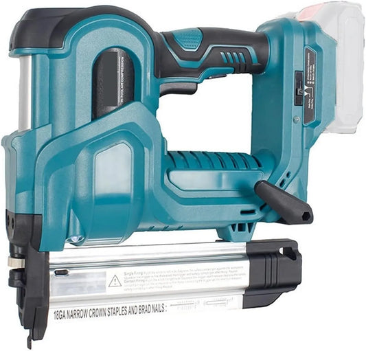 Machine, Tacker 32mm 50mm Spijkermachine voor Batterij, Pakket Geen Batterij blauw