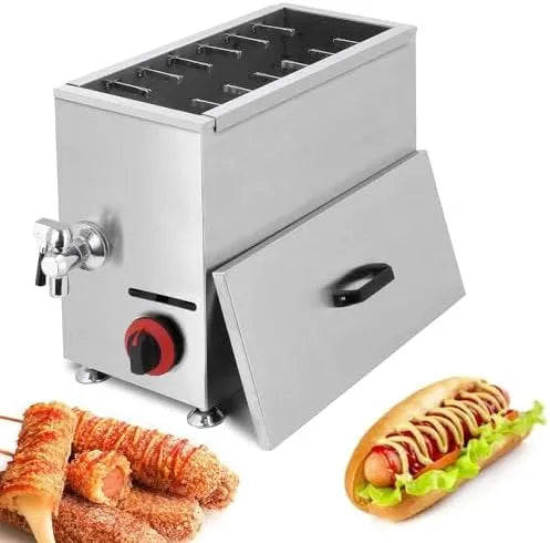 Machine, 21L, Winkel, Thuis, Hot Dog Sticks Maker Machine Kaas HotDogs