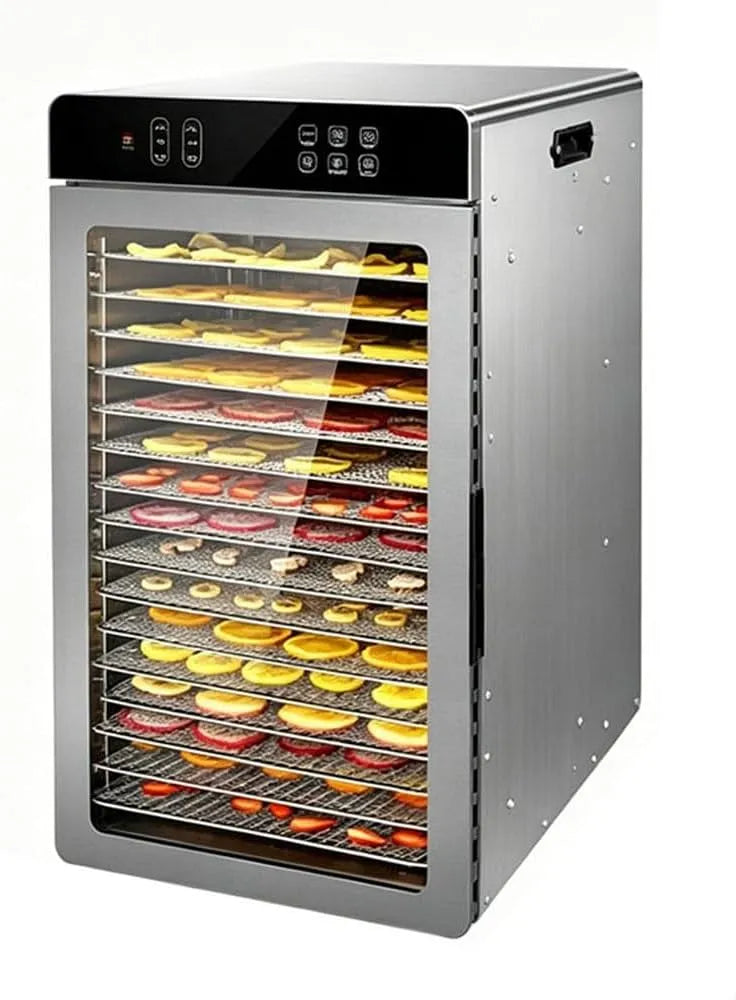 Machine met 800 W, 30-90°C, digitaal display, regelbare thermostaat, RVS, 24-uurs timer en transparant