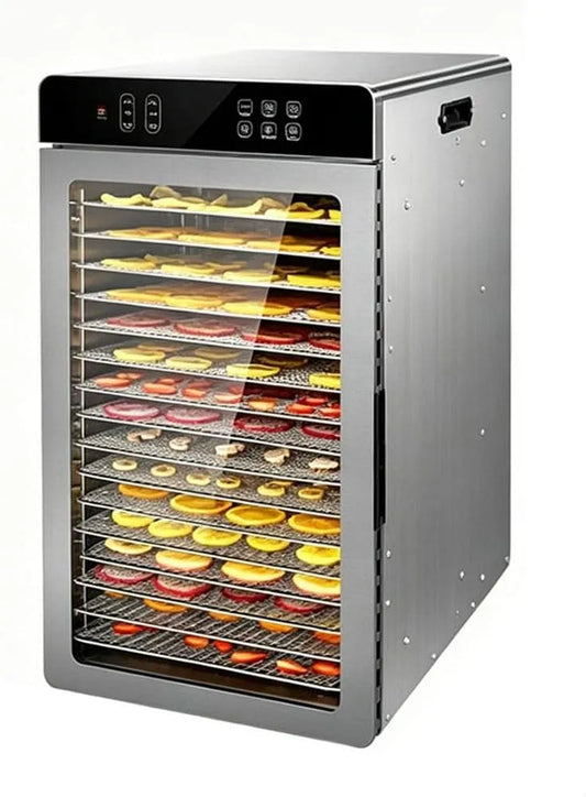 Machine met 800 W, 30-90°C, digitaal display, regelbare thermostaat, RVS, 24-uurs timer en transparant