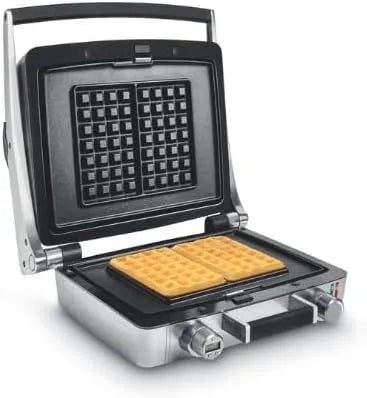 Machine, x7, 1600 W, WaffleTastic CW 3637, Wafelmachine voor 4x7 Wafel, Incl. 60' Timer, Wafelmaker PFAS vrij, Traditionele Belgische Wafels