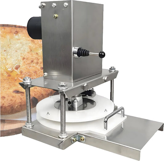 Commerciële Elektrische Deegpers met Uitneembare Lade voor Pizzeria's C met 30 cm, 22 cm, 1-3 cm en RVS