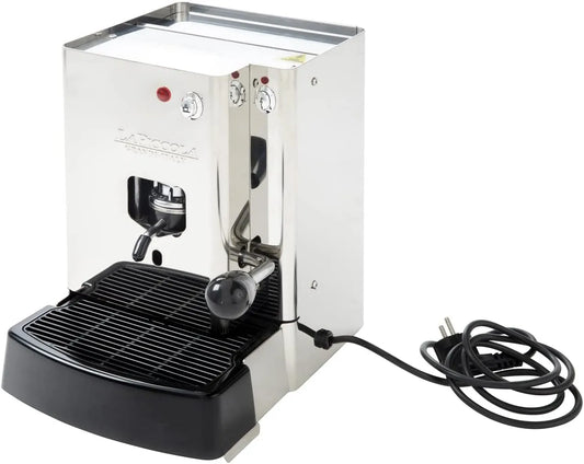 Espressomachine, SARCLAA4S4GXX, RVS, voor standaard ESE-pads van 44 mm, Italiaanse espressomachine voor ESE-pads, milieuvriendelijk en zuinig