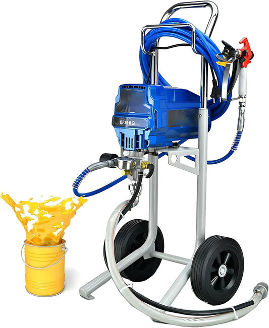 Machine, 1800 W Elektrische DF390G-220V, 3307 PSI Hogedruk Muurspuitmachine voor Latexverf, Industrieel Gebruik en DIY DF390G-220V, Emailverf
