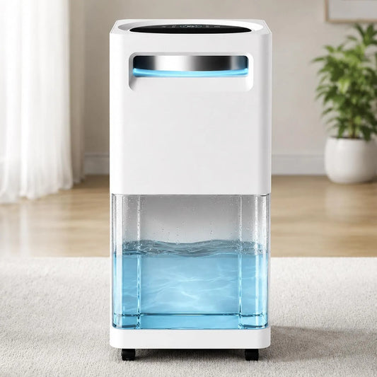 Luchtontvochtiger met 80 l, waterreservoir, geluidsarme werking en ontvochtigingsfunctie