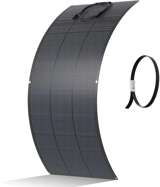 Zonnepaneel, 200 W, ETFE 18BB, 25% hoge omzetting voor balkon, flexibel, camper, boot, dak, camping, huis