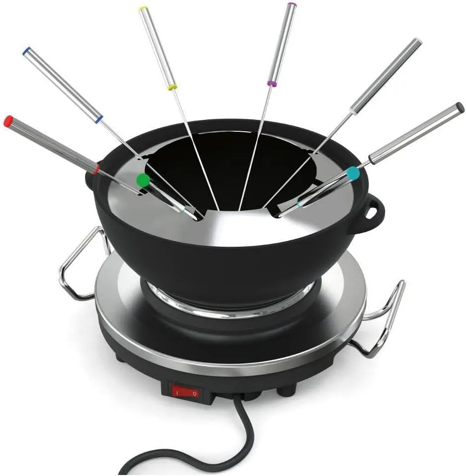 Riviera-et-Bar QFD340 Fondue-fornuis QFD340 met slaapstand, RVS, aluminium, voor binnen en buiten en zwart