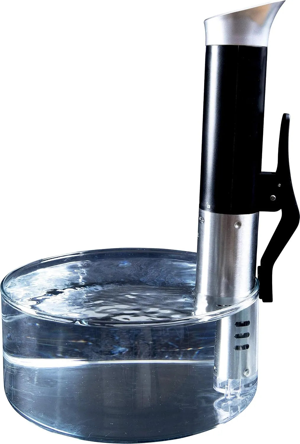 Gastronoma 18310009 WIFI Sous Vide Stick Garer met WIFI, 8,30 x 5,80 x 32,50 cm, 10,50 x 10,50 x 36 cm, 99 uur, 90 °C, 0,5 °C, 6-15 l en RVS