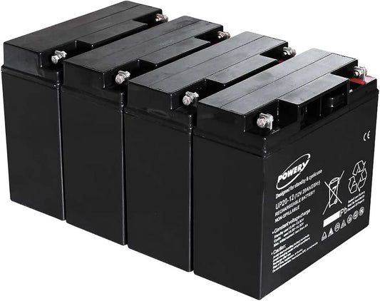 Akku-net Lood-Gel Accu voor USV APC Smart-UPS XL 3000 Tower/Rack Convertible 20Ah vervangt ook 18Ah met 18Ah, 12V, zwart en voor USV APC Smart-UPS XL