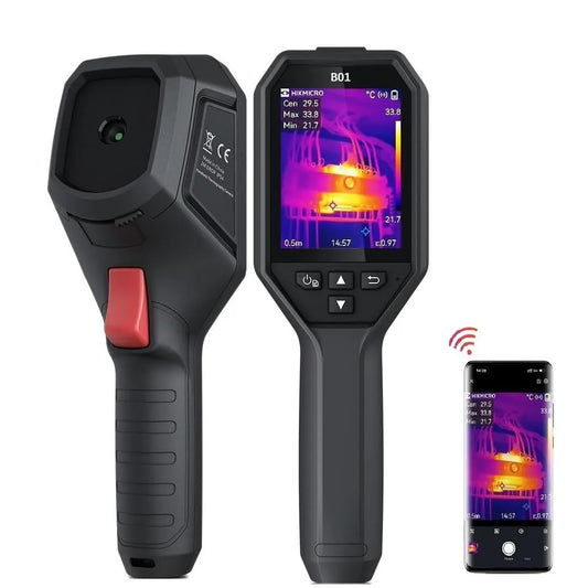 Camera, B01, WiFi, 25Hz Refresh Rate, 3,2' LCD-scherm, 49.152 pixels handheld infrarood warmtebeeldcamera