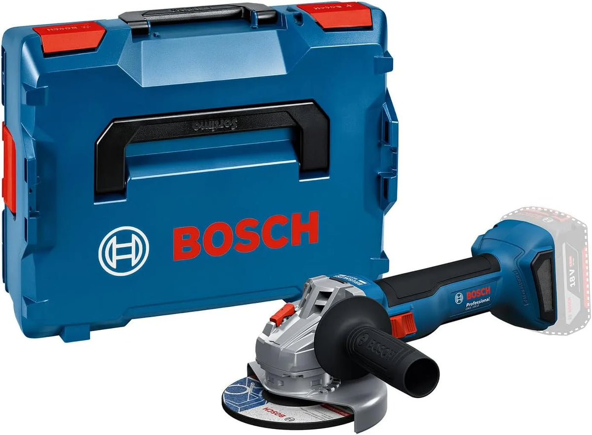 Lader, Bosch Professional, 125 mm, zonder accu/oplader, incl. L-BOXX, 18V