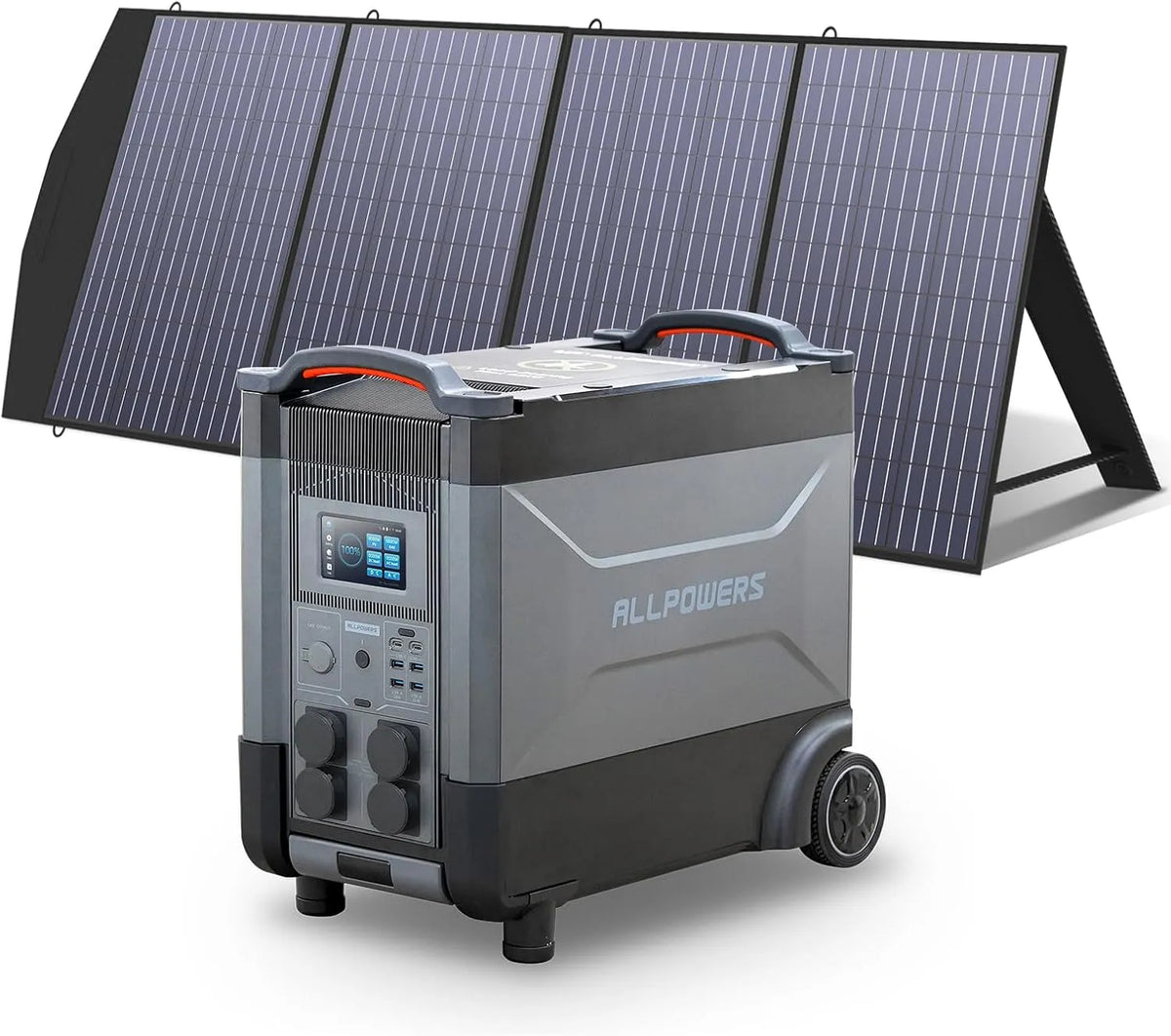 Draagbaar powerstation, R4000, 200 W, 3456Wh, 4000 W, LiFePO4-batterij