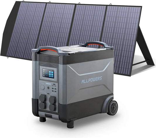 Draagbaar powerstation, R4000, 200 W, 3456Wh, 4000 W, LiFePO4-batterij
