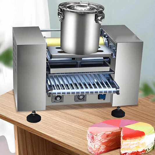 Crêpe Maker Machine met 6 inch, 50 x 35 x 35 cm, 2200 W, 150-200 °C, 0-60 seconden
