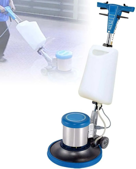 Machine met 17 inch, 175 RPM, 1100 W, 200–400 m2 en waterreservoir