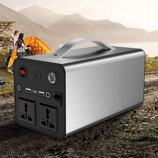 Generator met Draagbaar Energiestation, Kampeeraccu, 300 W/ 90000mAh Zonne-elektronische Generator, Buiten Back-up Lithiumbatterij en Kamperen
