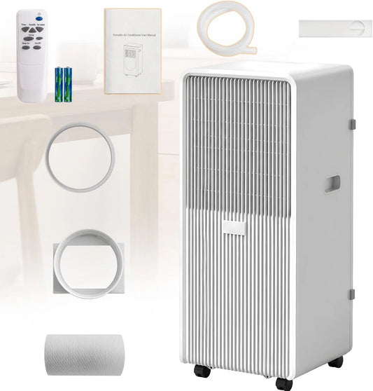 Mobiele airconditioner en Luchtontvochtiger, Airco met Ontvochtiger, Mobiele Klimaatunit voor Huis en Kantoor